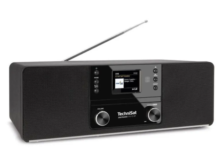 Technisat DAB+ Radio DigitRadio 370 CD BT Schwarz