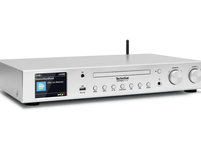 Technisat Radio-Tuner DigitRadio 143 CD V3 Silber