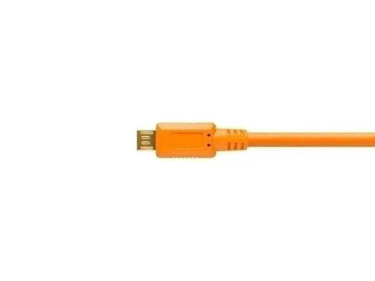Tether Tools Kabel TetherPro USB 2.0 zu Micro-B 5-Pin, 4.6 m Orange