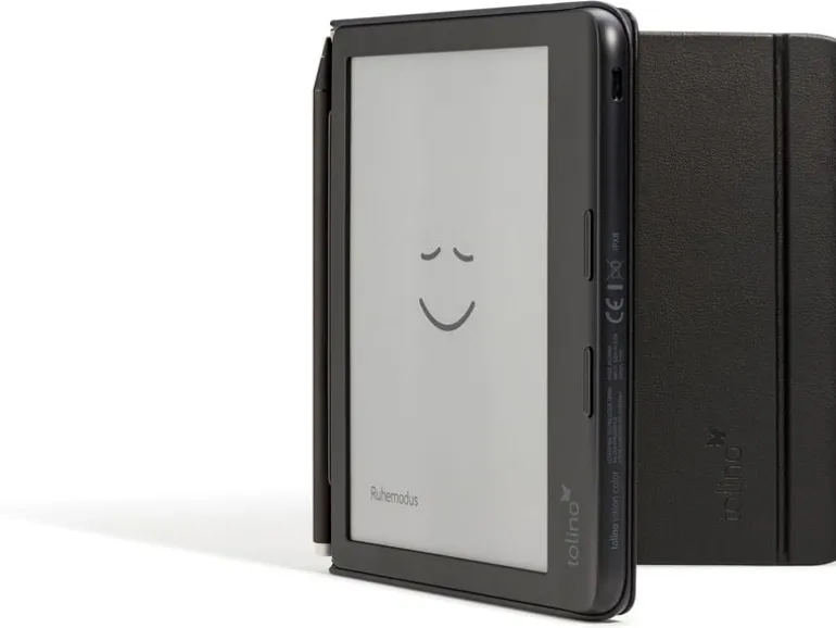 tolino eReader Schutzhülle Vision Color Stylus Schwarz