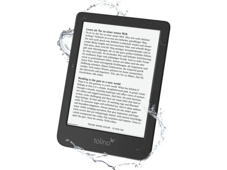 tolino eReader shine color Schwarz