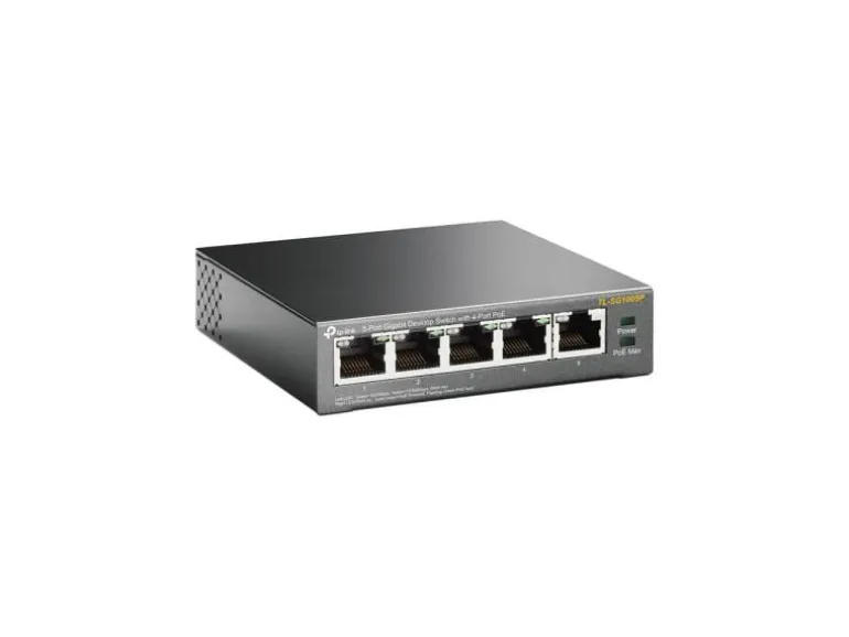 TP-Link PoE Switch Omada PoE Unmanaged 5 x 1G TL-SG1005P 5 Port