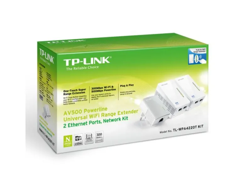 TP-Link Powerline TL-WPA4220 TKIT 2xTL-WPA4220, 1xTL-PA4010