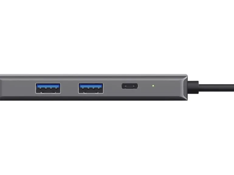 Trust Dockingstation 6-in-1 USB-C Multi-Port Adapter – Silver