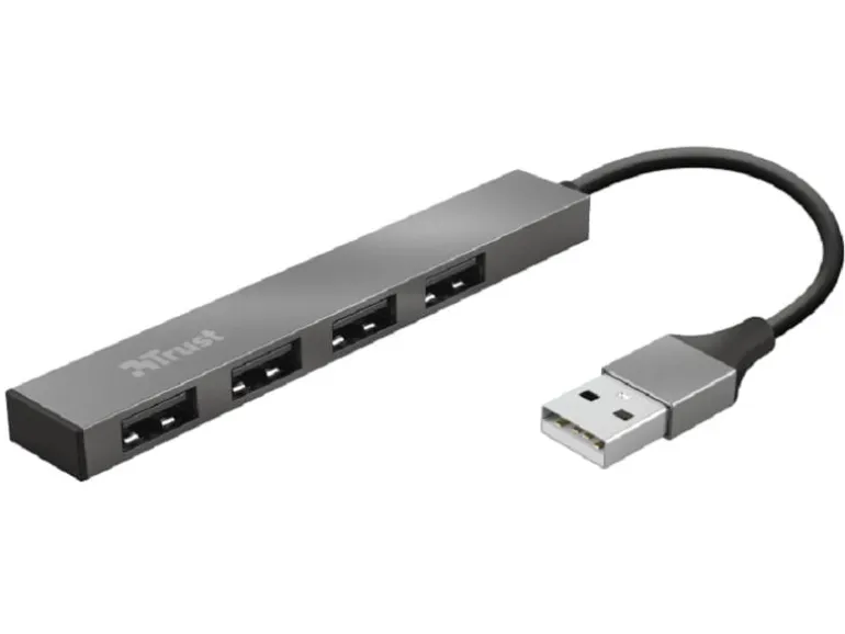 Trust USB-Hub Halyx Mini USB 2.0 Typ-A 4-Port