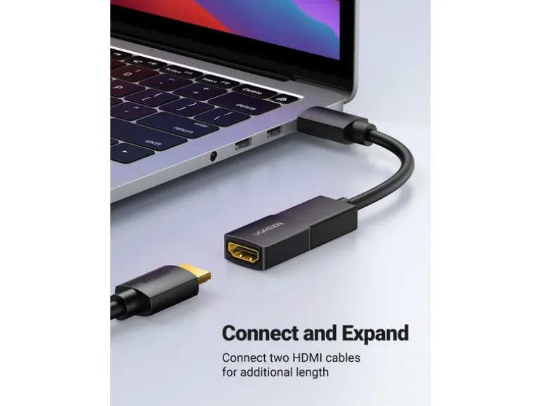 Ugreen Adapter 20107 4K HDMI Buchse zu Buchse Gold Schwarz
