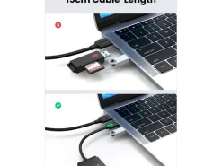 Ugreen Card Reader Extern Ugreen 20250 2-In-1 USB 3.0 A ohne OTG