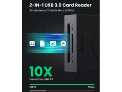 Ugreen Card Reader Extern Ugreen 20250 2-In-1 USB 3.0 A ohne OTG