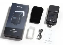 Ulanzi Blitzgerät F32 mit Diffusor und integriertem Akku