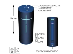 Ultimate Ears Bluetooth Speaker BOOM 4 Blau