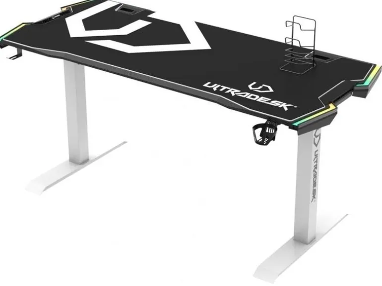 Ultradesk Gaming Tisch Force Weiss
