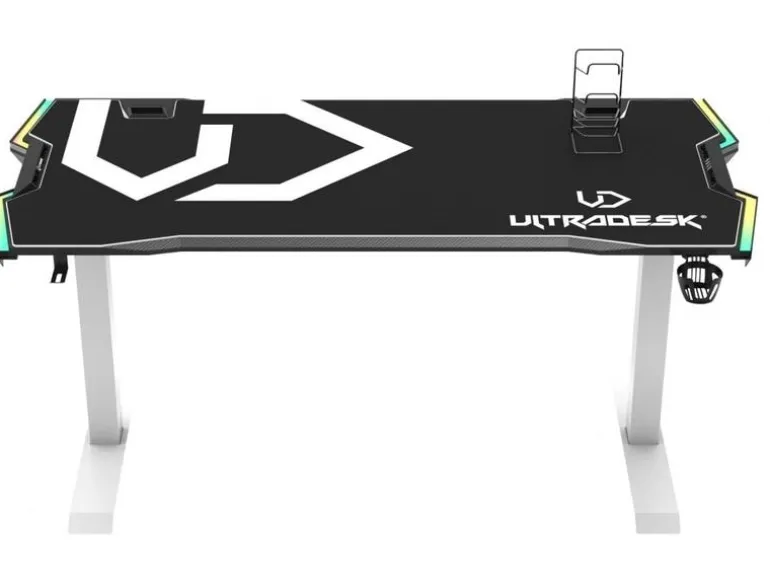 Ultradesk Gaming Tisch Force Weiss