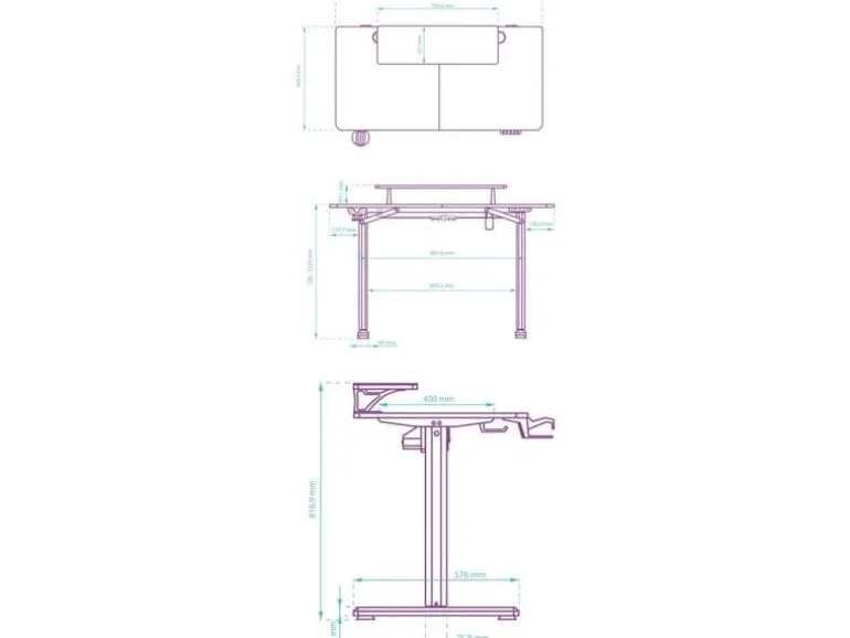 Ultradesk Gaming Tisch Highlander Weiss