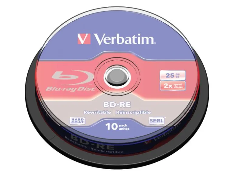Verbatim BD-RE 25 GB, Spindel (10 Stück)