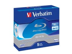 Verbatim BD-R 50 GB, Jewelcase (5 Stück)
