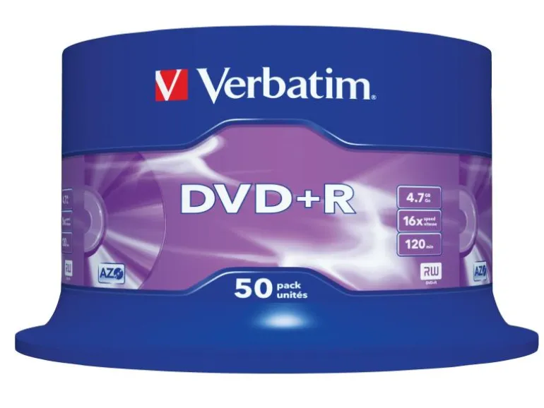 Verbatim DVD+R 4.7 GB, Spindel (50 Stück)