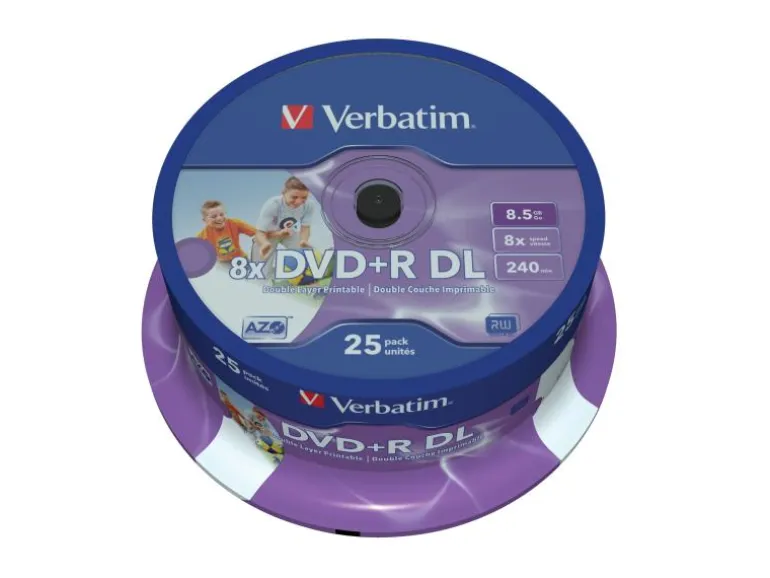 Verbatim DVD+R 8.5 GB, Spindel (25 Stück)