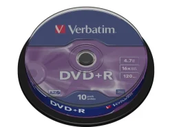 Verbatim DVD+R 4.7 GB, Spindel (10 Stück)