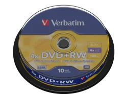Verbatim DVD+RW 4.7 GB, Spindel (10 Stück)