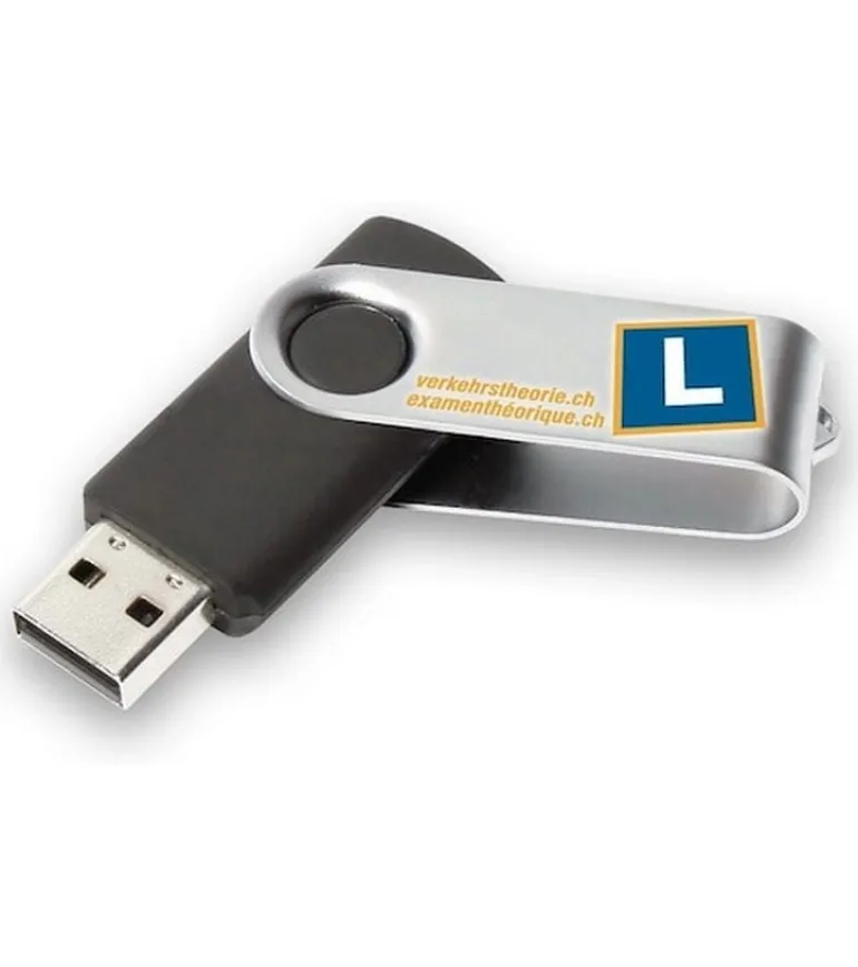 verkehrstheorie.ch 2026/27 USB-Stick Kat. A+B (D/F/I) PC/Mac
