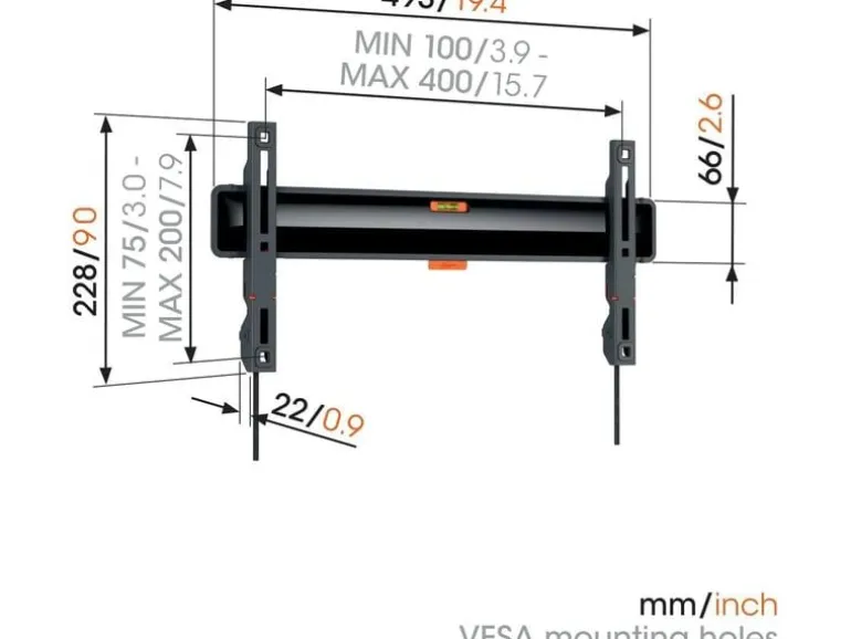 Vogel's Wandhalterung TVM 3405 SP Schwarz