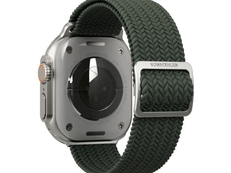 Vonmählen Armband Woven Loop Apple Watch 44/45/46/49 mm Olive