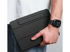 Vonmählen Tablet Book Cover Foldable Folio Schwarz
