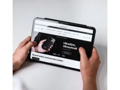 Vonmählen Tablet Book Cover Foldable Folio Schwarz