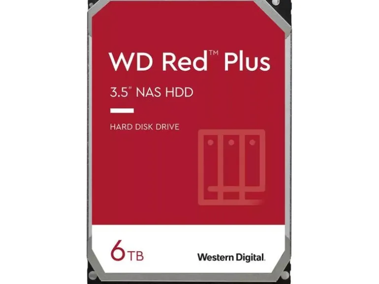 Western Digital Harddisk WD Red Plus 3.5" SATA 6 TB