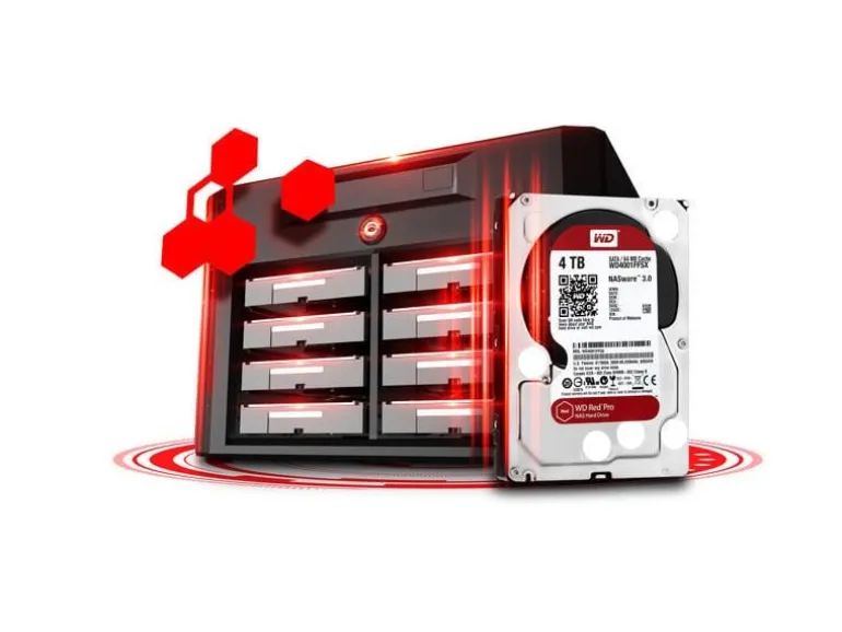 Western Digital Harddisk WD Red Plus 3.5" SATA 2 TB