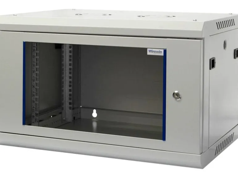 Wirewin Wandschrank 600X450X6U Pro 3rd Gen 19" / 6HE / Grau