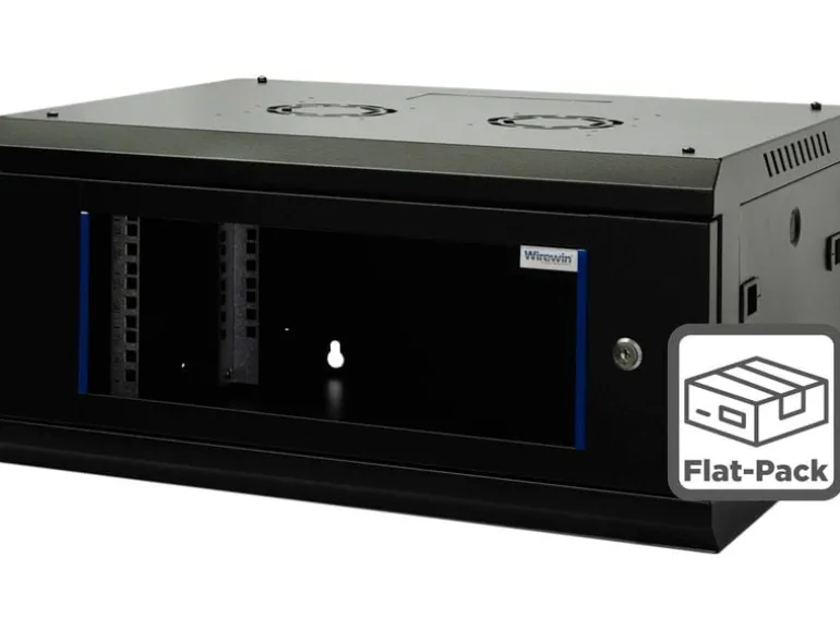 Wirewin Wandschrank 600X450X4U Pro 3rd Gen 19" / 4HE / Flat-Pack