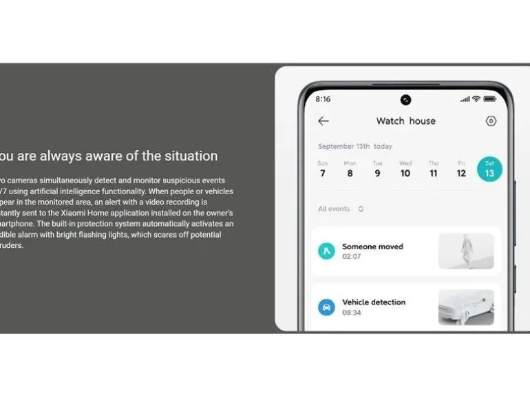Xiaomi Netzwerkkamera CW500 Dual Aussenkamera