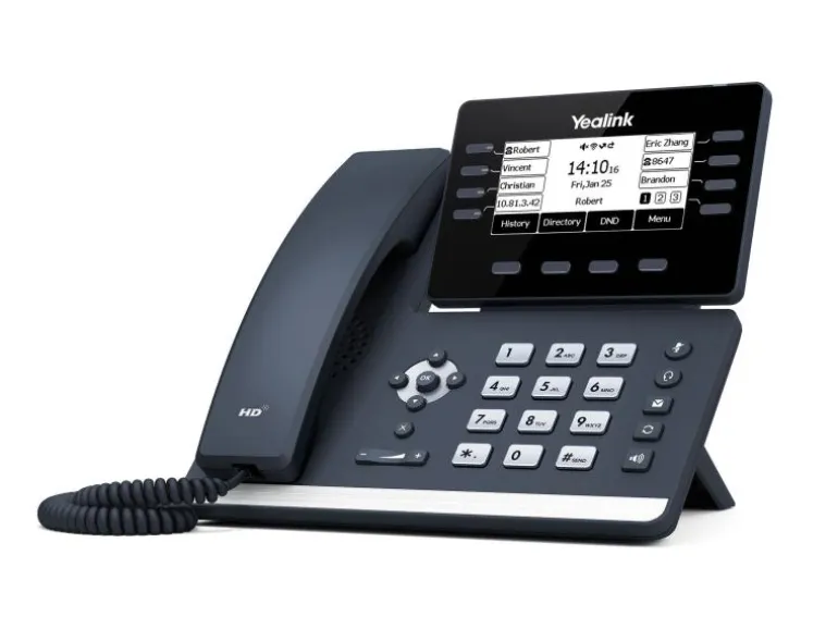 Yealink Tischtelefon SIP-T53W Schwarz