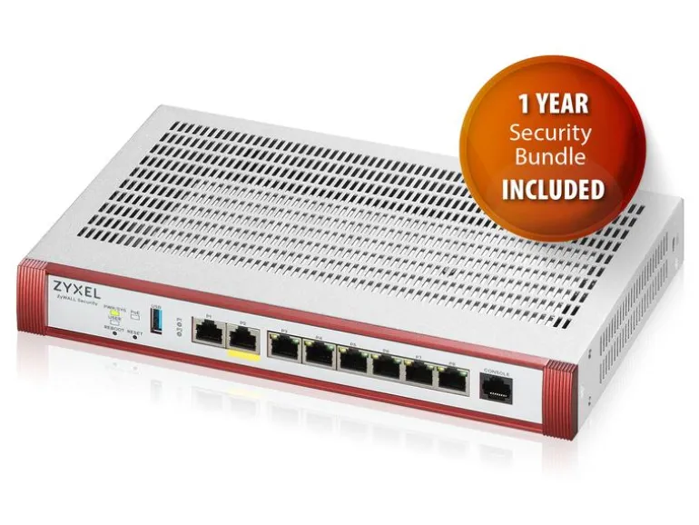 Zyxel Firewall USG Flex 200HP inkl. Gold Security Bundle, 1 Jahr
